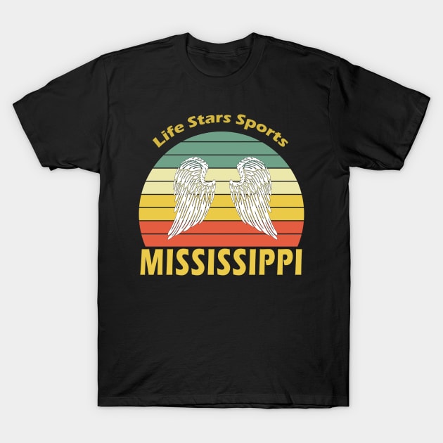 Mississippi Retro T-Shirt by Alvd Design